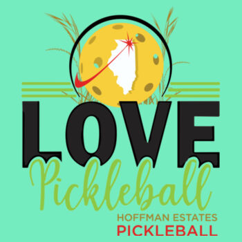 Love Pickleball Youth UPF 50 Long Sleeve Shirt Design
