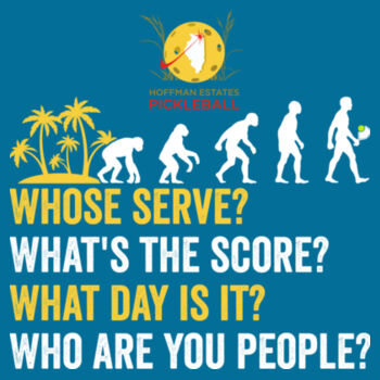 Whose Serve Pickleball Hoodie Sweatshirt Design