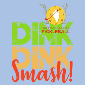Dink Dink Smash UPF 50 Long Sleeve Ladies Performance Tee Design