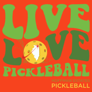 Live Love Pickleball Ladies Performance Tee Design