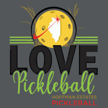 Love Pickleball UPF 50 Long Sleeve Ladies Performance Tee Design