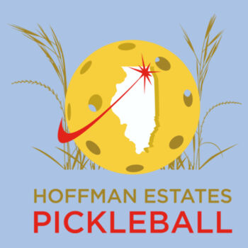 Hoffman Estates Pickleball Club UPF 50 Long Sleeve Performance Tee Design