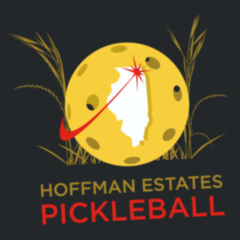 Hoffman Estates Pickleball Ladies Tri Fleece Shorts Design