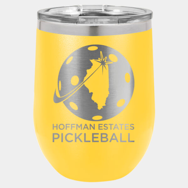 Hoffman Estates Pickleball Club 12 oz. Wine Tumbler Thumbnail