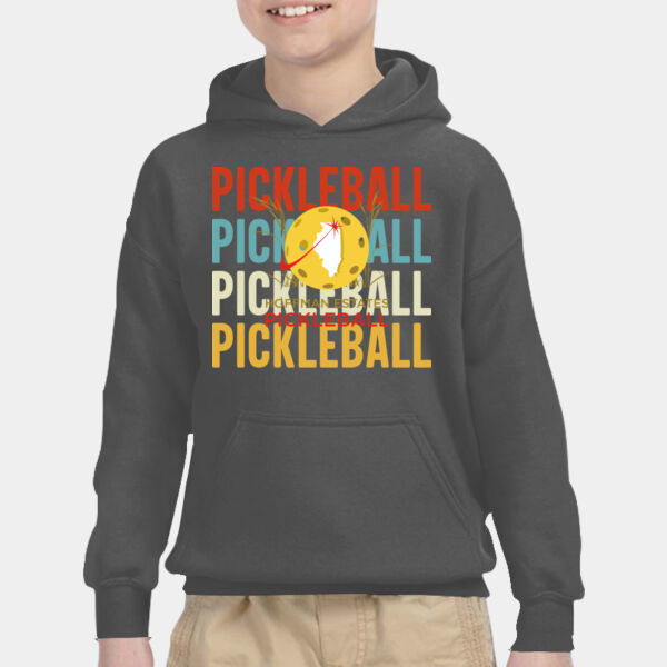 Pickleball Youth Hoodie Sweatshirt Thumbnail